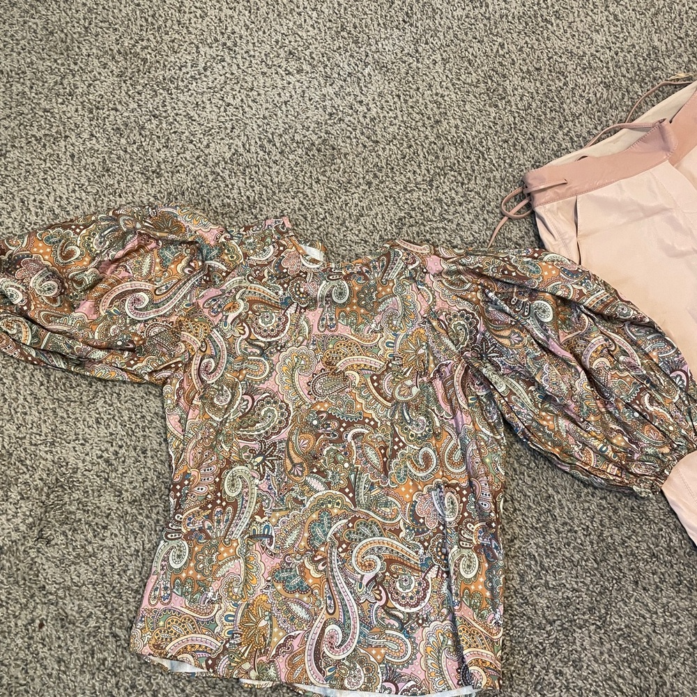 Paisley Print Women's Top
